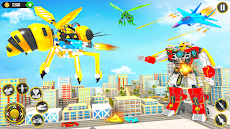 Bee Robot Transform Mech Gameのおすすめ画像3
