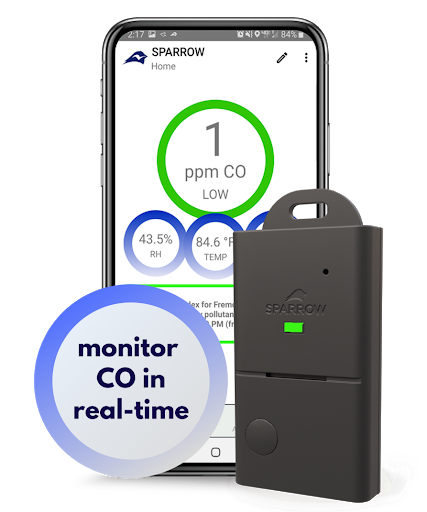 Android application SPARROW - The CO and Air Quali screenshort