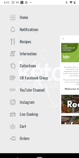 Keto Fitness Club Screen 3