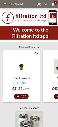 Filtration Ltd Screen 2
