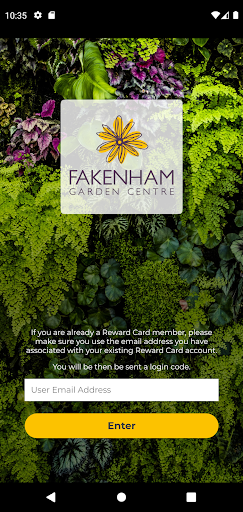 Android application Fakenham Reward Card screenshort