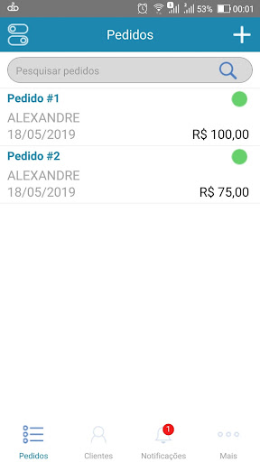 ASLPedidos Screen 3