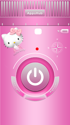 Android application FlashLight – Kitty FlashLight screenshort