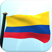 Colombia Flag 3D Wallpaper