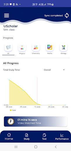 Android application Scholarloom screenshort