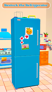 ASMR Restock Refrigerator Game