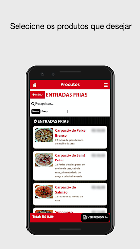 Hazaki Sushi Screen 2