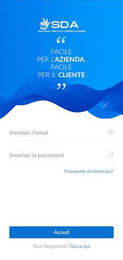Android application Sistema Digitale Approvazione screenshort