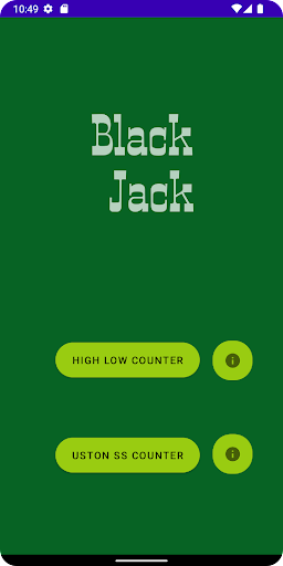 BlackJack Card Counter Screen 2