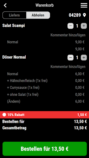 Dubai Bistro Leipzig Screen 2