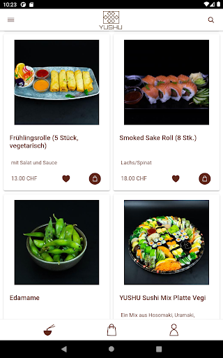 YUSHU - Sushi, Momos & more Screen 3