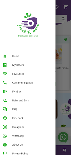 Android application FreshnMore screenshort