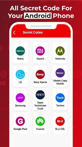 Android application All Secret Codes for Android screenshort