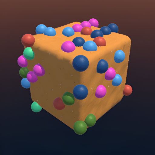 3D Lines of Marbles logo
