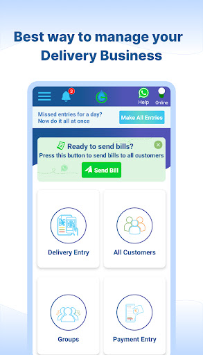 Android application GoRecordz/GoPaani- Water, Milk screenshort