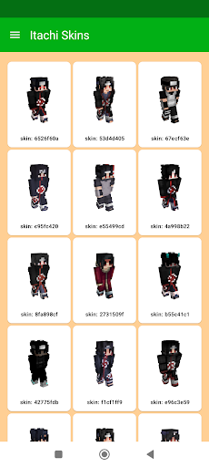 Android application Itachi MC Skins - Ninja Craft screenshort