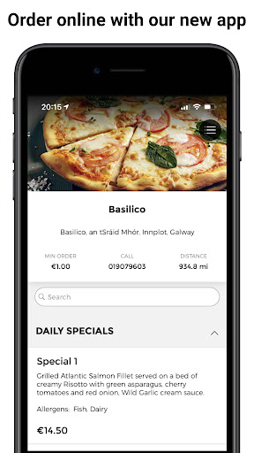 Android application Basilico Oranmore screenshort