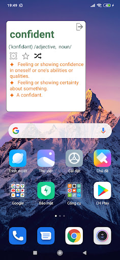 Android application IELTS Vocabulary screenshort