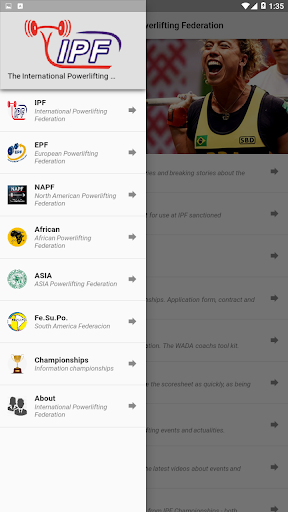 Android application IPF-NEWS screenshort