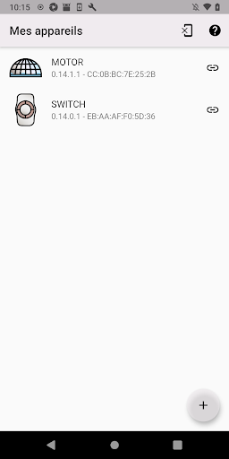 Android application Home Config screenshort