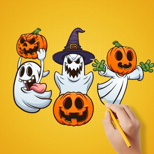How to Draw Halloween | Colori logo