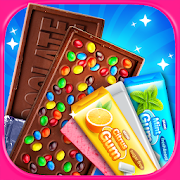 Chocolate Candy Bars Maker & Chewing Gum Games 3.1 Icon