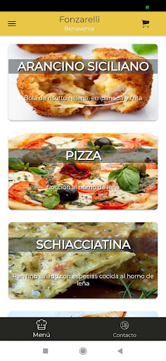 Android application Fonzarelli screenshort
