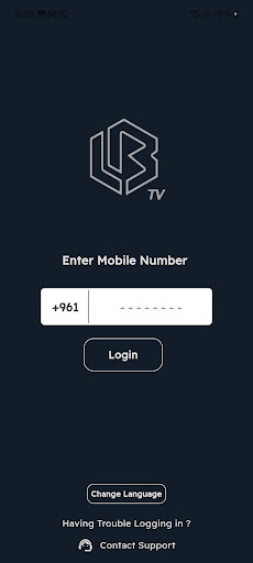 Android application LBTV screenshort