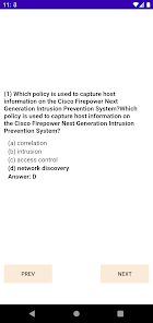 Captura 11 CCNP 350-701 Practice Question android