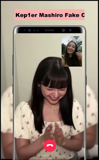 Kep1er Mashiro Fake Call Screen 2