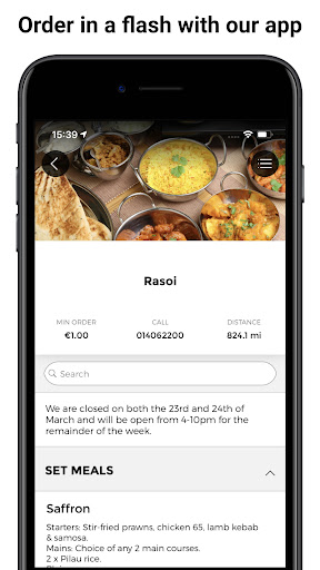 Android application Rasoi screenshort