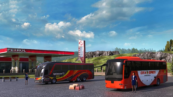 #4. City Bus Driving Bus Game 3d (Android) By: AD Technologies Inc.