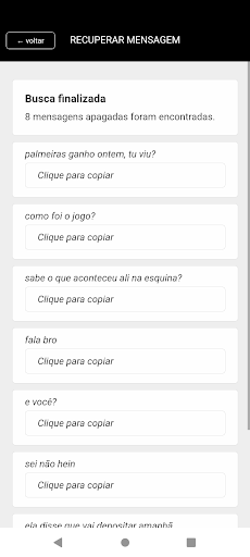 Recuperar mensagens apagadas Screen 3