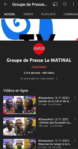 Ocean FM BENIN Screen 2