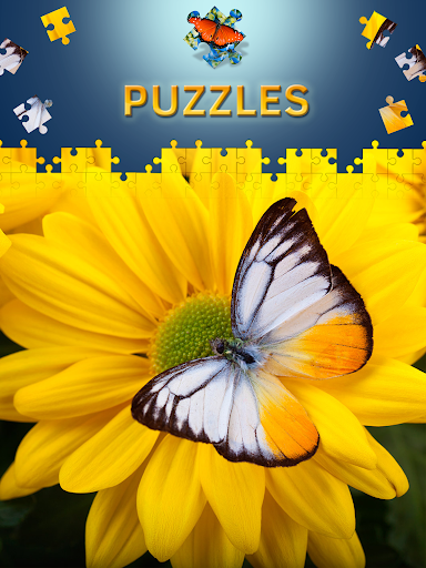 Butterfly Jigsaw Puzzles free Screen 2