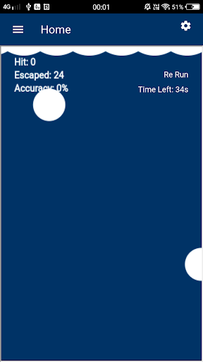 Android application Bubble Hit screenshort