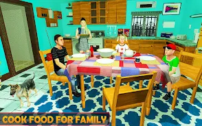 Virtual Newly Married Housewife: Happy Family Game