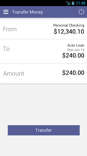 SDFCU Mobile Banking Screen 3