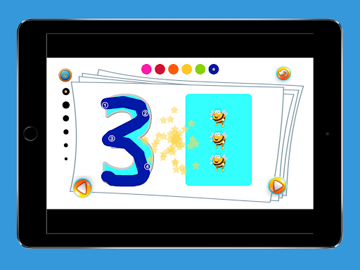 อ่านเขียนระบายสี กขค ABC 123 Screen 3