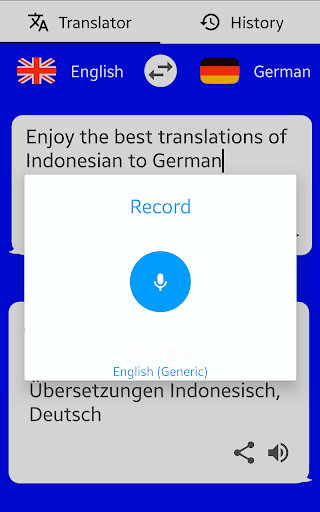 German - English Translator  Text to Speech