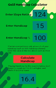 Golf Handicap Calculator