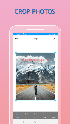 Travel and Picnic Photo Editor Screen 2