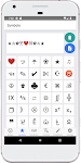 screenshot of i2Symbol Emoji