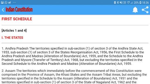 Constitution Of India Handbook