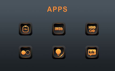 Orange Dude Icon Pack APK (Patched) 4