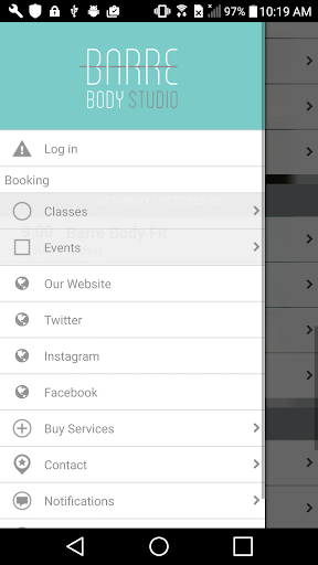 Barre Body Studio App