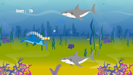 Android application Dolphin Shark Attack screenshort