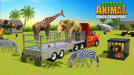 Zoo Animals Truck Transport: Zoo Animals Games 1.0.2 screenshots 2