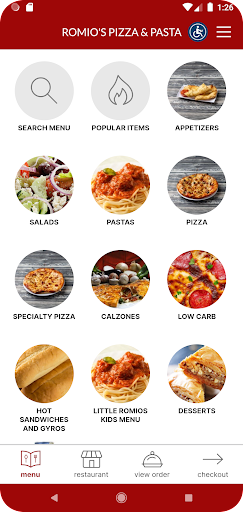 Romios Pizza & Pasta Screen 2