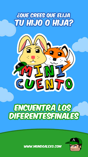 Mini cuento Conejito y Zorro